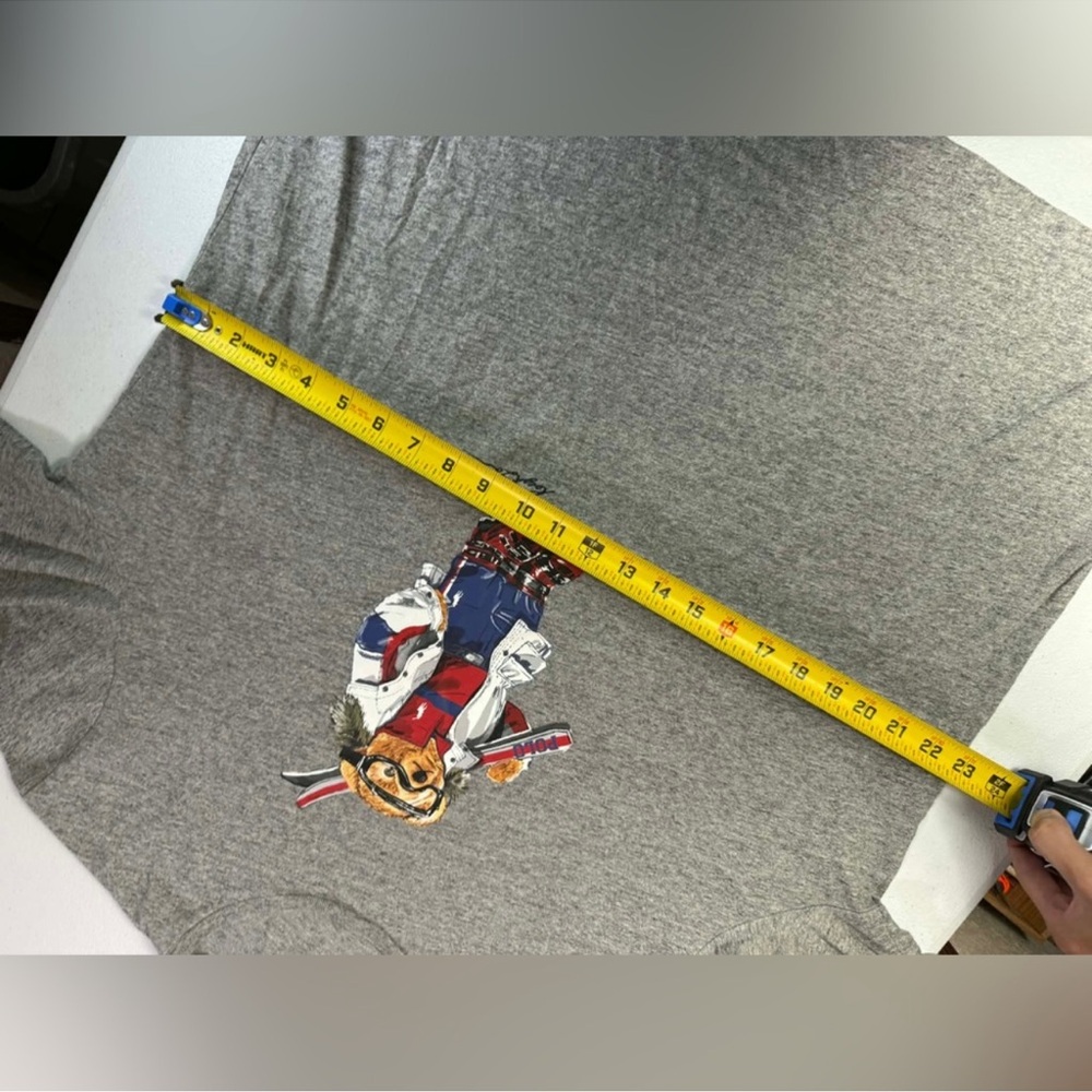 Used Polo by Ralph Lauren Ski Polo Bear
Long Sleeve T-Shirt Size XL - Picture 5 of 9
